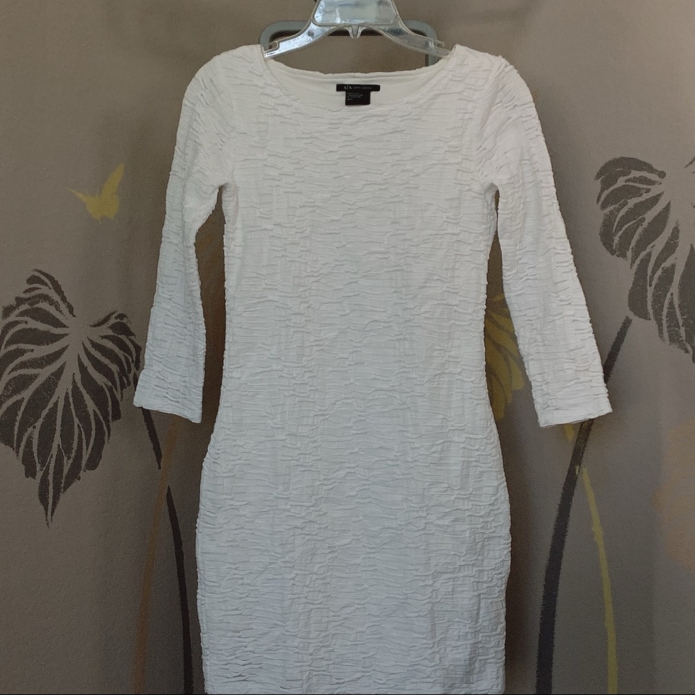 Armani Exchange Bodycon dress .